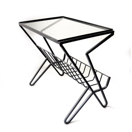 Image 1 of Tavolo portariviste in ferro vintage anni '50