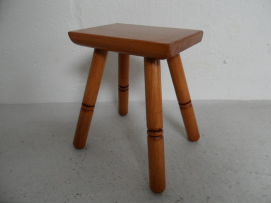 Image 1 of Ensemble vintage de 2 tables/tabourets années 50
