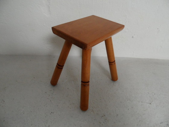 Image 1 of Ensemble vintage de 2 tables/tabourets années 50