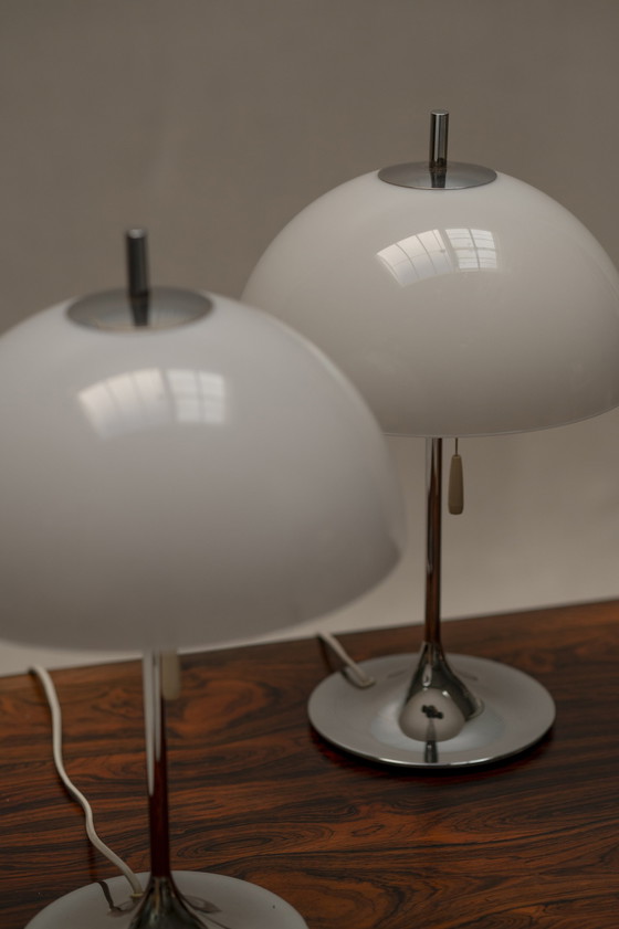 Image 1 of Set Of Two Space Age Table Lamps