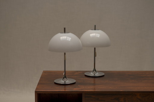 Set Of Two Space Age Table Lamps