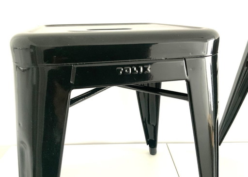 2x Tolix Stools - Black