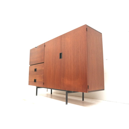 Vintage Sideboard / Wall Unit Model Cu09 From The Japanese Series By Cees Braakman By Pastoe From The Sixties