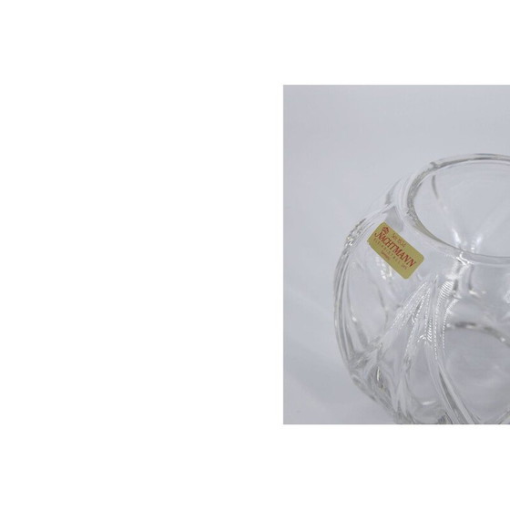 Image 1 of Vintage Crystal Ball Vase by Nachtmann, Germany 1960