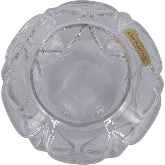 Image 1 of Vintage Crystal Ball Vase by Nachtmann, Germany 1960