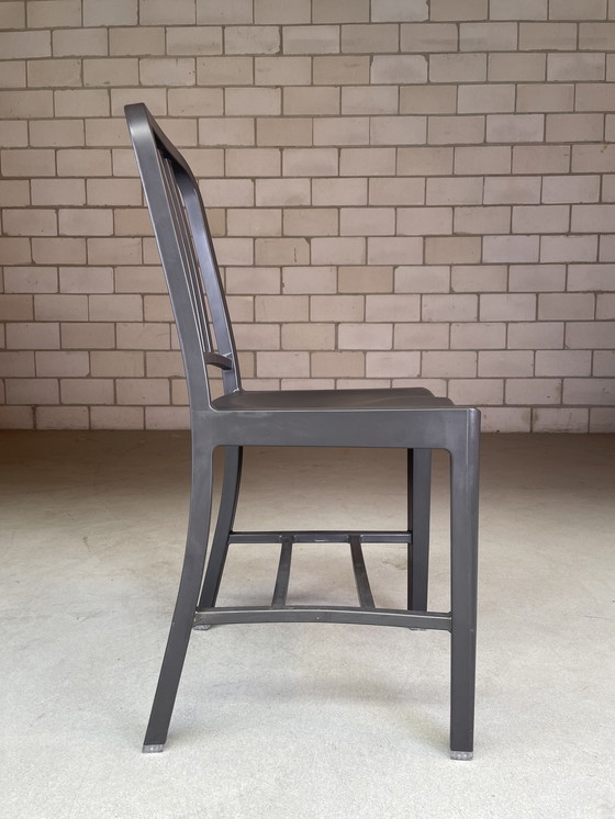 Image 1 of 6x Emeco Coca Cola chair gray