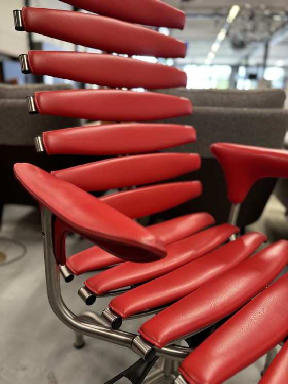 Image 1 of De Sede 2100 Office chair Red leather