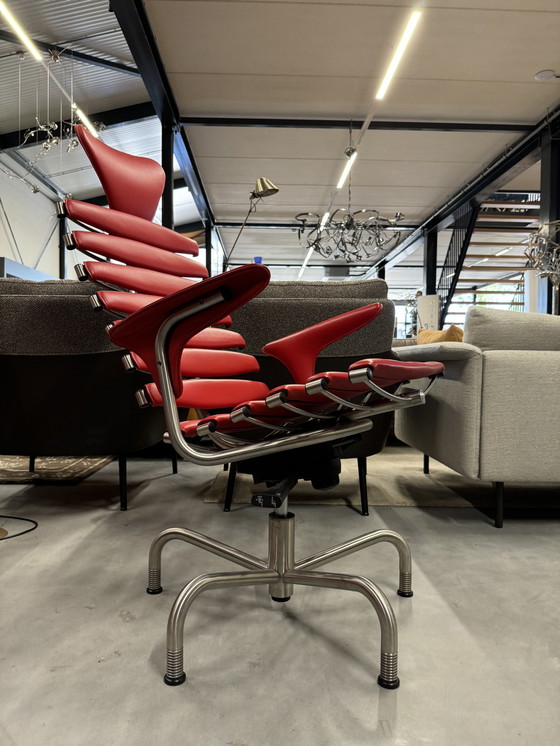 Image 1 of De Sede 2100 Office chair Red leather