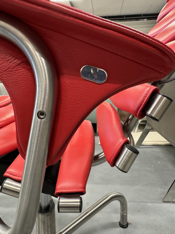 Image 1 of De Sede 2100 Office chair Red leather