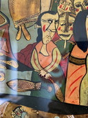 Nicolae Groza - painting on glass