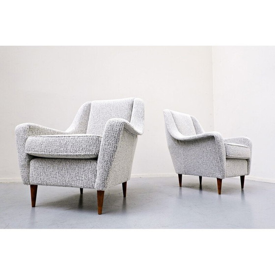 Image 1 of Par de sillones de mediados de siglo, Italia, década de 1950