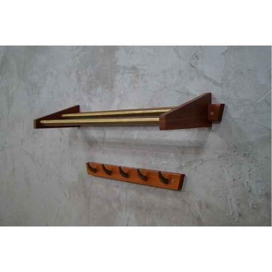 Image 1 of Set of 2 mid century scandinavian coat racks from Hafa, 1960s