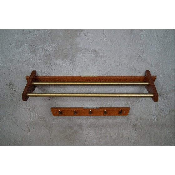 Image 1 of Set of 2 mid century scandinavian coat racks from Hafa, 1960s