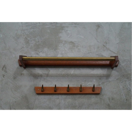 Image 1 of Set of 2 mid century scandinavian coat racks from Hafa, 1960s