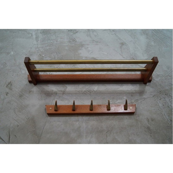 Image 1 of Set of 2 mid century scandinavian coat racks from Hafa, 1960s