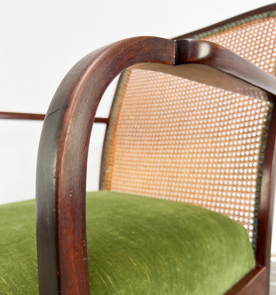 Image 1 of Vintage rattan armchair by Thonet, 1950's