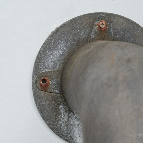 Image 1 of Pair of vintage galvanized metal wall lamp by Ole Pless Jørgensen for Nordisk Solar, Denmark 1970