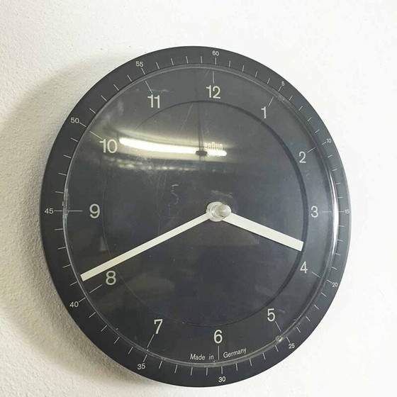 Image 1 of Braun ABW 41 mid-century wall clock, Dietrich LUBS & Dieter RAMS - 1981