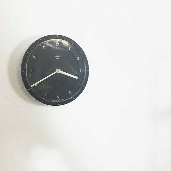 Image 1 of Braun ABW 41 mid-century wall clock, Dietrich LUBS & Dieter RAMS - 1981