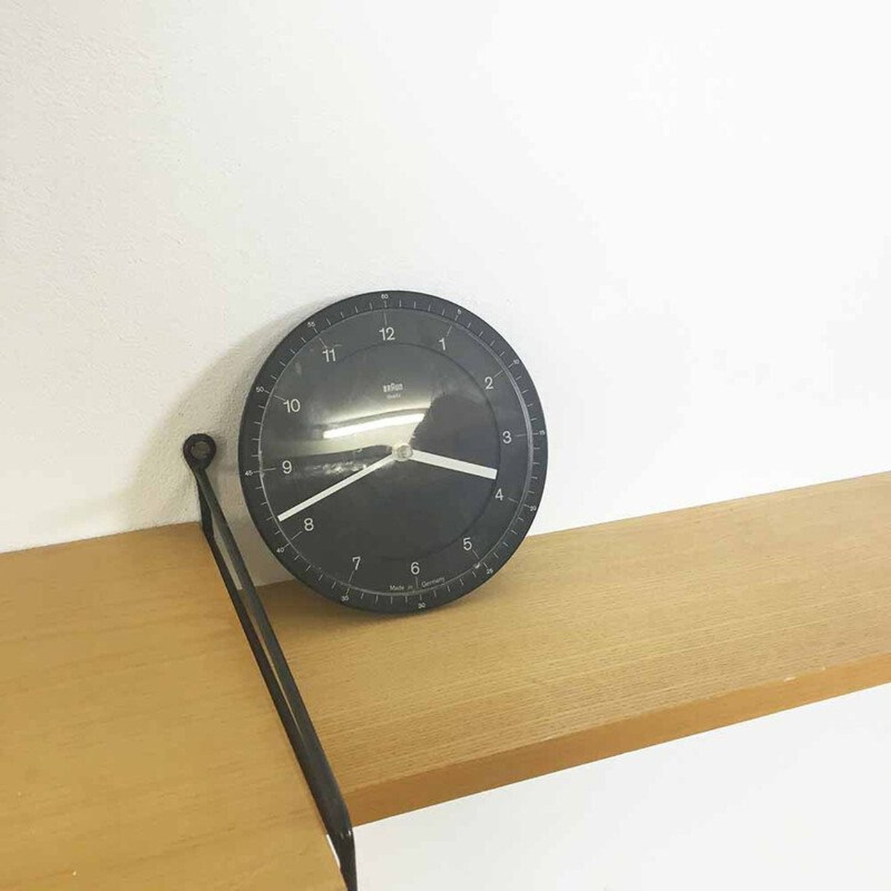 Braun ABW 41 mid-century wall clock, Dietrich LUBS & Dieter RAMS