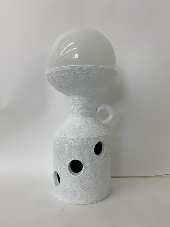 Image 1 of Lampada da terra/tavolo in ceramica vintage - anni '70