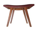 2151 Vintage Sixties Skai Footstool