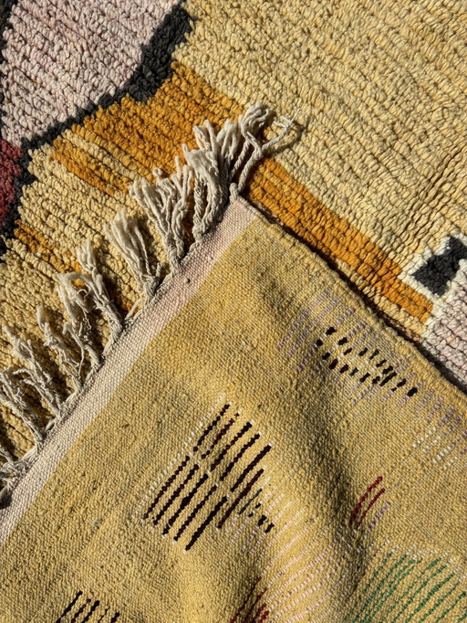 Sun- Moroccan Yellow Wool Rug 