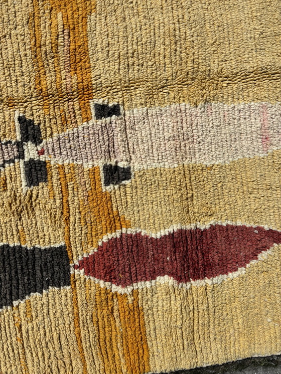 Image 1 of Sun- Moroccan Yellow Wool Rug 