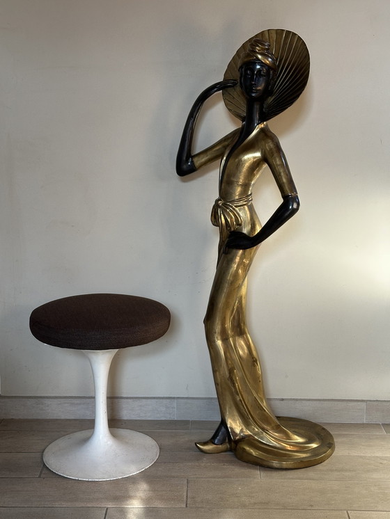 Image 1 of Elegante scultura in bronzo Art Déco 
