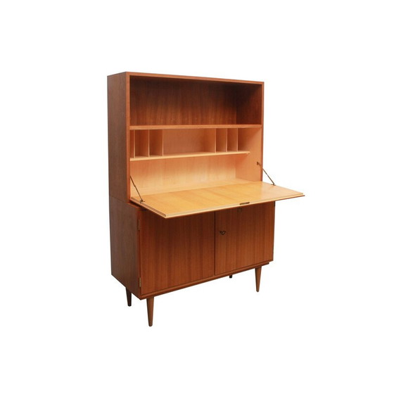 Image 1 of Vintage secretary in walnut, 1960