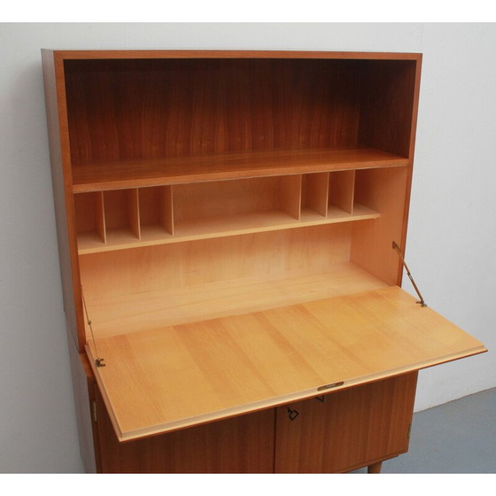 Image 1 of Vintage secretary in walnut, 1960