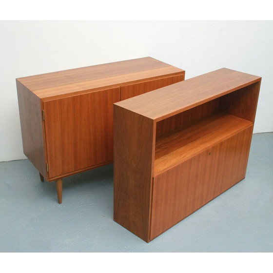 Image 1 of Vintage secretary in walnut, 1960