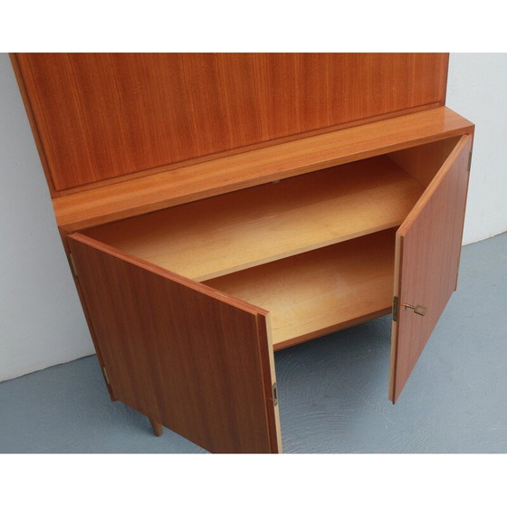 Image 1 of Vintage secretary in walnut, 1960