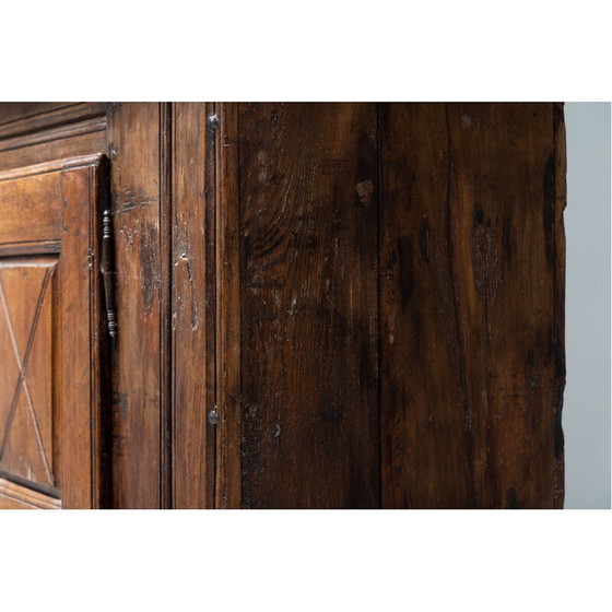 Image 1 of Vintage wabi sabi cabinet in solid wood, France