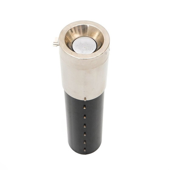 Image 1 of Vintage column ashtray in metal and chrome-plated brass for Stilnovo, Italy 1960