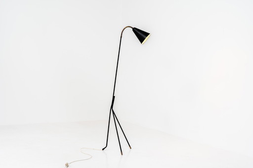 Grasshopper floor lamp by Svend Aage Holm Sørensen for ASEA (Sweden, 1950s).