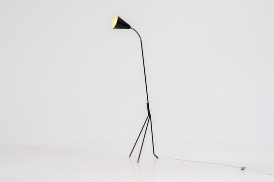 Image 1 of Grasshopper floor lamp by Svend Aage Holm Sørensen for ASEA (Sweden, 1950s).