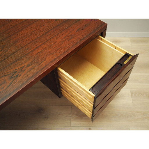 Vintage rosewood desk by Omann Jun, 1970s