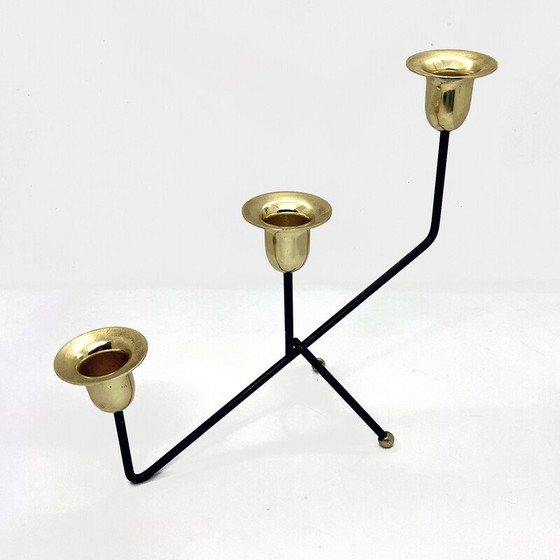 Image 1 of Vintage minimalist table candlestick, Belgium 1970s