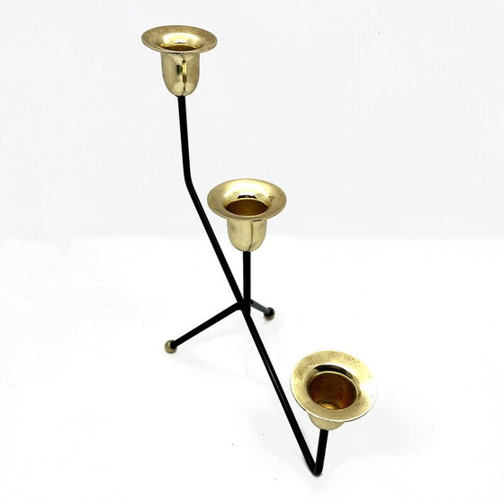 Image 1 of Vintage minimalist table candlestick, Belgium 1970s