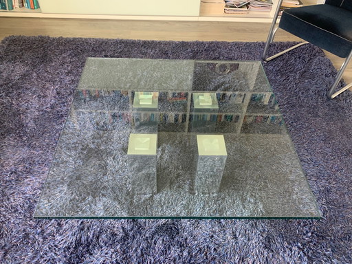 Beek Abel Glass Coffee Table(Square)