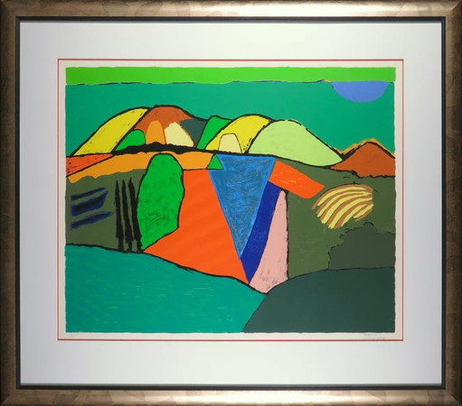 Ronald Boonacker - Andalucia | zeefdruk – lithos zeefdrukken, Modern