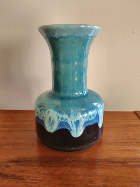 Vintage Jasba West Germany Fatlava Trumpet Vase Vase | €38