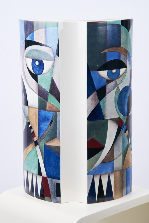 Artis Orbis Cambra Skade Porcelain face vase by Goebel