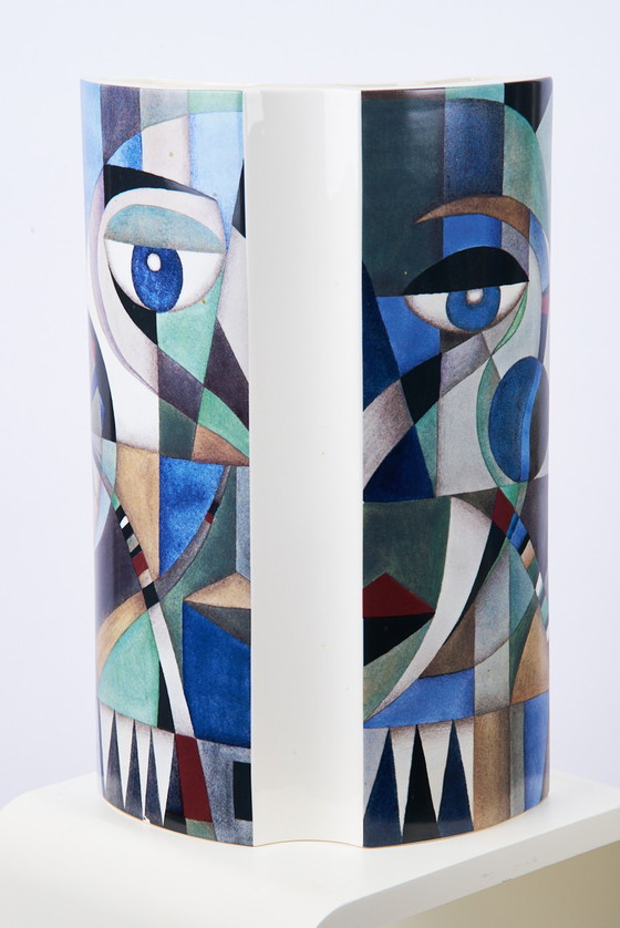 Image 1 of Artis Orbis Cambra Skade Porcelain face vase by Goebel