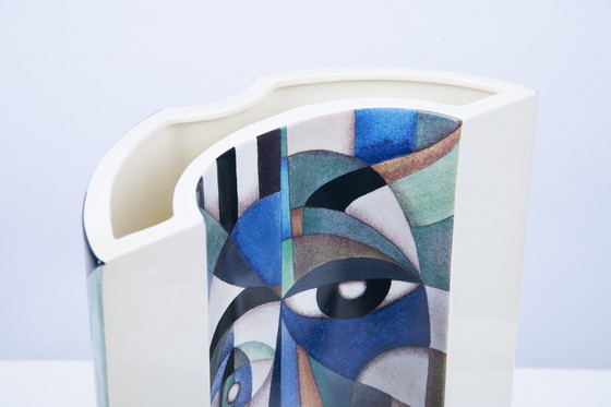 Image 1 of Artis Orbis Cambra Skade Porcelain face vase by Goebel