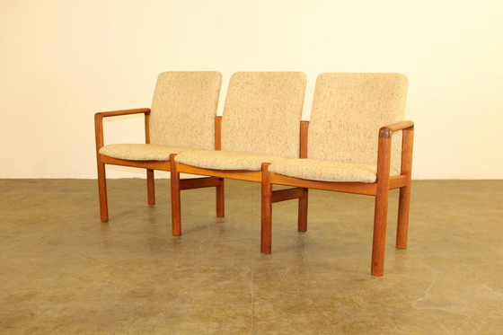 Image 1 of 3 seater Danish Design midcentury couch sofa Danish teak