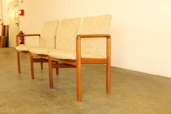 Image 1 of 3 seater Danish Design midcentury couch sofa Danish teak