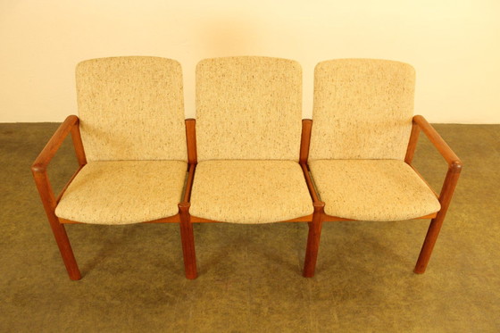 Image 1 of 3 seater Danish Design midcentury couch sofa Danish teak