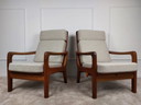 2x Juul Kristensen highback armchairs